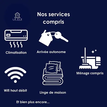 Апартаменты La Cle Clim, Balcon, Wifi A *